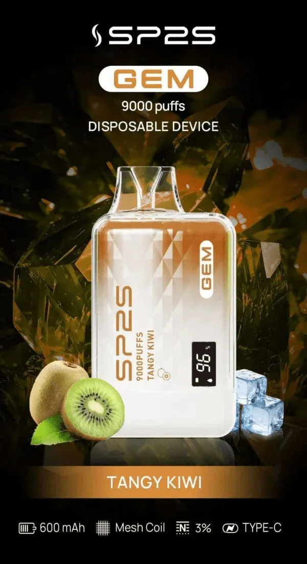 SP2S 一次性/拋棄式電子煙 9000 口 奇異果